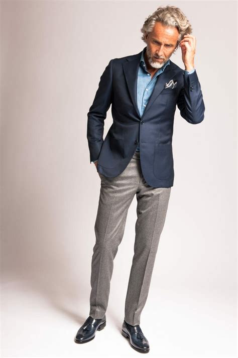 The Perfect Guide: Pairing a Blue Blazer with Grey Pants